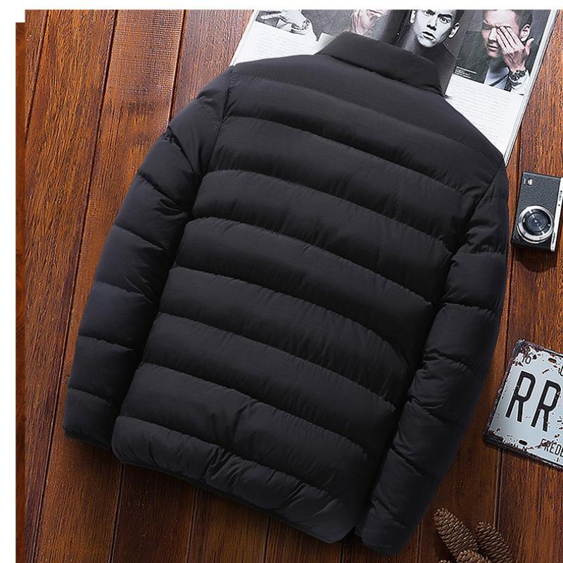 Winter Thickened Cotton-padded Clothes, Stand-up Collar Zipper Cotton-padded Clothes, Outdoor Large-sized Cotton-padded Jackets, Casual Warm Outerwear