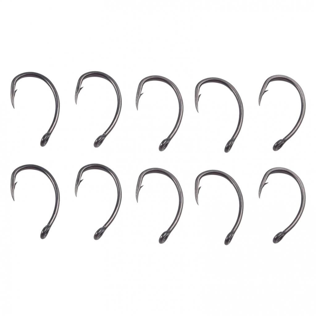 Professional Fish Hooks Set Tackle 50pcs Curve Shank