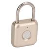 Fingerprint Padlock IPX2 Waterproof Smart Keyless Biometric Thumbprint Lock for Locker Backpack Suitcase