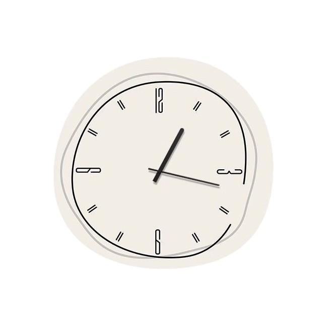 

Скандинавские современные и простые настенные часы для гостиной, стена за телевизором, минималистичные креативные часы, высококлассные настенные часы для столовой A type [diameter 30cm]