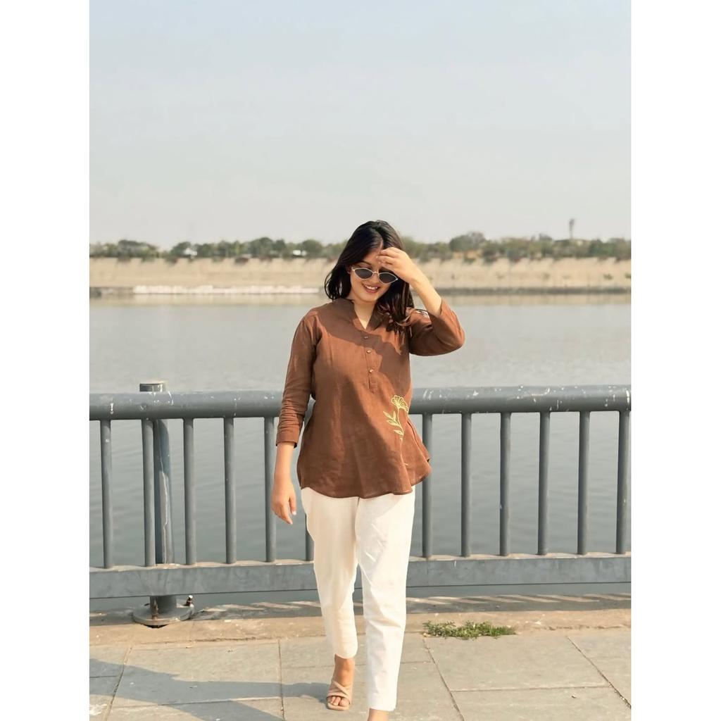 Women Office Wear Shirt with Pant Set Indian Bollywood Top Tunic Cord Set Dress