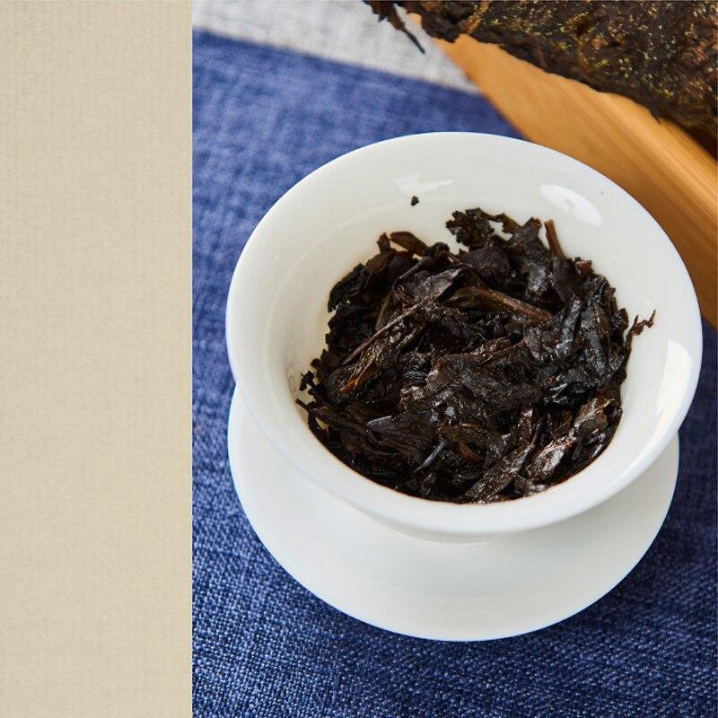 2019 Yr Anhua Dark Tea with Gloden Flower Compressed Tea Hey Cha 1000g