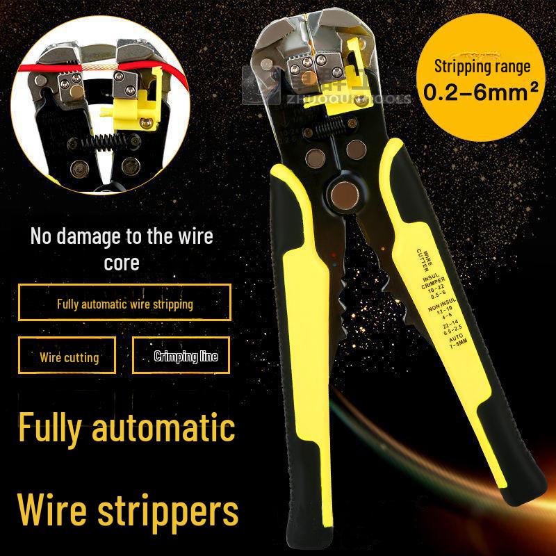 8-Inch Multi-Function Electrician Pliers & Automatic Wire Stripper Toolset
