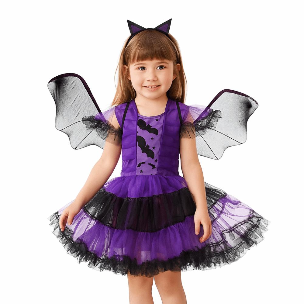 Wizard Kids Witch Dress Set Kawaii Halloween Cosplay Costumes Childern Halloween Costumes  Carnival