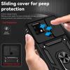 For Xiaomi Redmi 10C/Xiaomi Poco C40 Armor Phone Case Camera Lens Protection Metal Ring Stand Shockproof Case