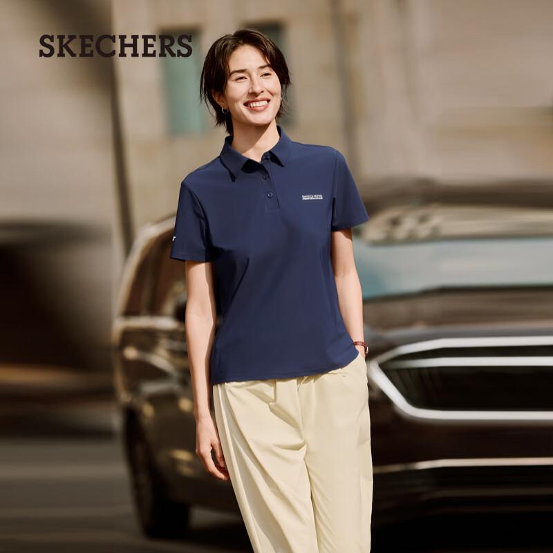 Skechers Women s Cooling Slim-Fit UV Polo Shirt P226W111 XL