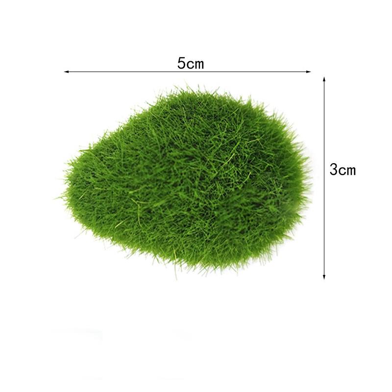 

5 шт. 5 размеров Искусственные камни с мхом Декорация Зеленые камни Искусственный мох для сада Домашний декор Цветочные композиции Сады Рукоделие