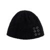 Beullaegpeopeul Curly Custom Eyelet Beanie_Black