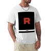 T-shirt Grunt del Team Rocket con Rocket Belt oversize di lusso designer ad asciugatura rapida taglie forti abbigliamento uomo magliette grafiche