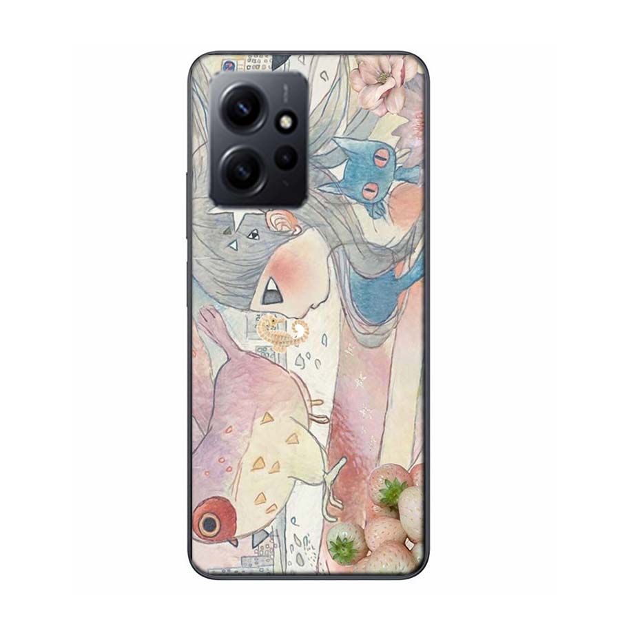 

Aya Takano Paintings Phone Case For Redmi 12 13C 12C 15C 9 10 10C Note 13 Pro Plus 14 15 Pro 9T 9C 9A TPU Soft Cover Clear Cell Redmi Note 11 Pro