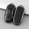 Tpu Car Remote Key Fob Cover Key Case With Keychain For Tesla Model S Model 3 Model Y