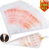 100Pcs Disposable Piping Bags, Leak-Proof Pastry Cream Bags for Cake Cupcake Decorating, Essential Kitchen Baking Tools