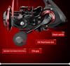 Full Metal Lure Spinning Reel for Versatile Sea and Rock Fishing with Long Cast and Shallow Spool Capability.