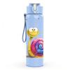 1PC Cute Snail Cartoon Art 750ml Color Plastic Sports Water Bottle Leakproof Flip Straw Lid Suitable for Sports Office Home Use