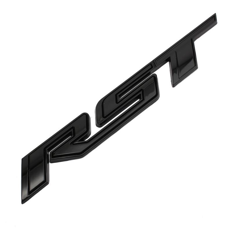 Chevrolet Silverado RST Tailgate Metal Letter & Logo Sticker Set