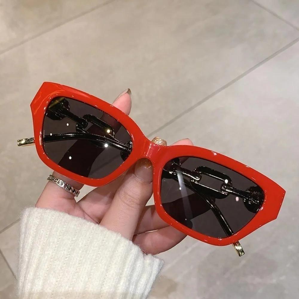 Women Korean Style Fashion Sunglass Small Frame Glasses Trendy Female Hip-hop Colorful Cat Eye Eyewear Sun Glasses