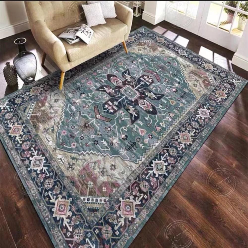 BOHO Carpet - Moroccan Living Room Carpet, Vintage Bedroom Corner Carpet, Corridor Entrance Floor Mat, Home Decoration