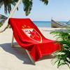 Crvena Zvezda logo Print Beach Towel, Large Soft Quick Dry Towel for Beach Camping Swimming