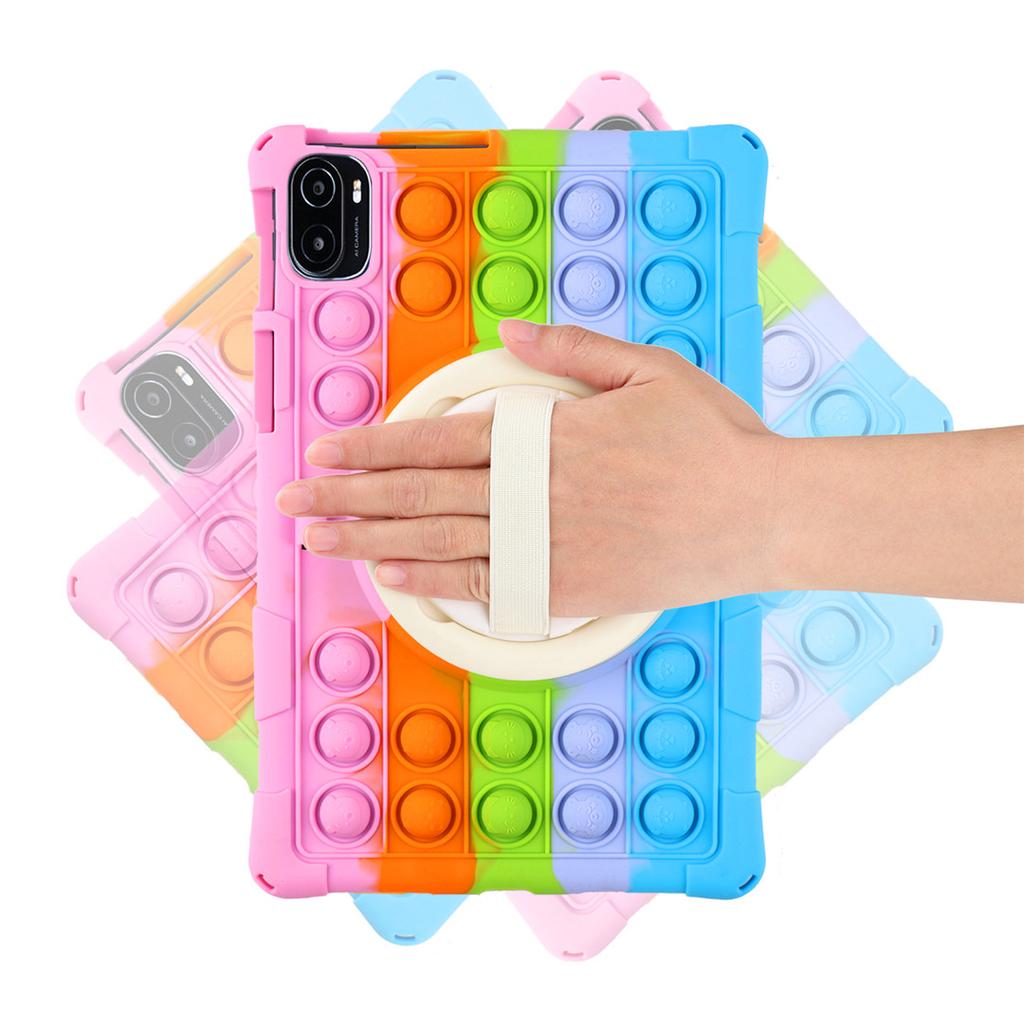 For Xiaomi Mi Pad 5 6 Pro Case Soft Bubble Silicon Kids Handle Cover For MiPad 5 Pro 2021 11 Inch Tablet Stand Case Shoulder Strap