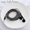 1Pcs 2m/3m Cable Length Wired Headset Black White Anchor Bass Earplugs Monitoring Recording 3.5mm Computer Game Live Headphone