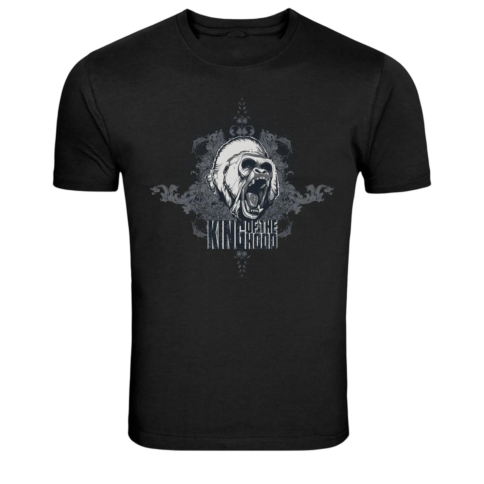 King of the Hood Gorilla Street King Graphic T-Shirt L