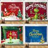 2025 Merry Christmas Tapestry: Festive Holiday Background Wall Hanging for Party Decoration