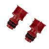 2pcs Air Compressor Oil Breather with 17mm Male Thread Diameter Plastic Material for Air Compressor Applications