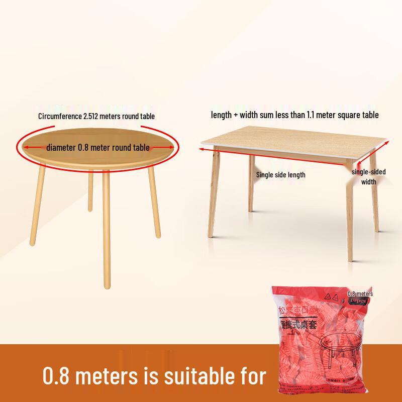 Xihe Disposable Elastic Hem Tablecloth