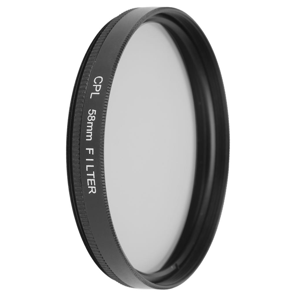 Junestar CPL Lens Filter DSLR Camera Polarizing Filter for Canon Nikon Sony Olympus Fuji58mm