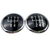 For Volkswagen VW Polo 9N 9N2 (2002-2010) Gear Shift Knob Speed Number Emblem Badge Car Styling Accessories