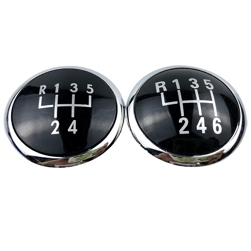 For Volkswagen VW Polo 9N 9N2 (2002-2010) Gear Shift Knob Speed Number Emblem Badge Car Styling Accessories