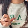 Süßes Hamburger Anhänger Halskette Für Damen Mädchen Schlüsselbein Kette Schmuck Party Geschenk