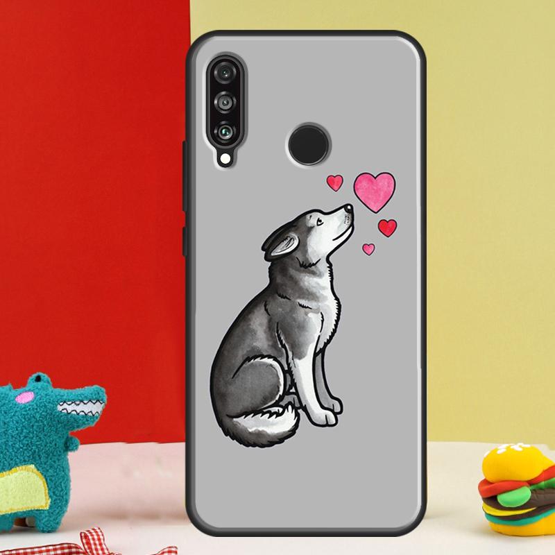 Siberian Husky Dog For Huawei Nova 5T 9 10 SE 12i 12s 11i Y91 Y90 Y60 Y70 Y72 Y61 P60 P30 Pro P20 P40 Lite Case
