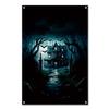 Large Size Halloween Curtain Hanging Design Horror Hanging Cloth  Festival Supplies