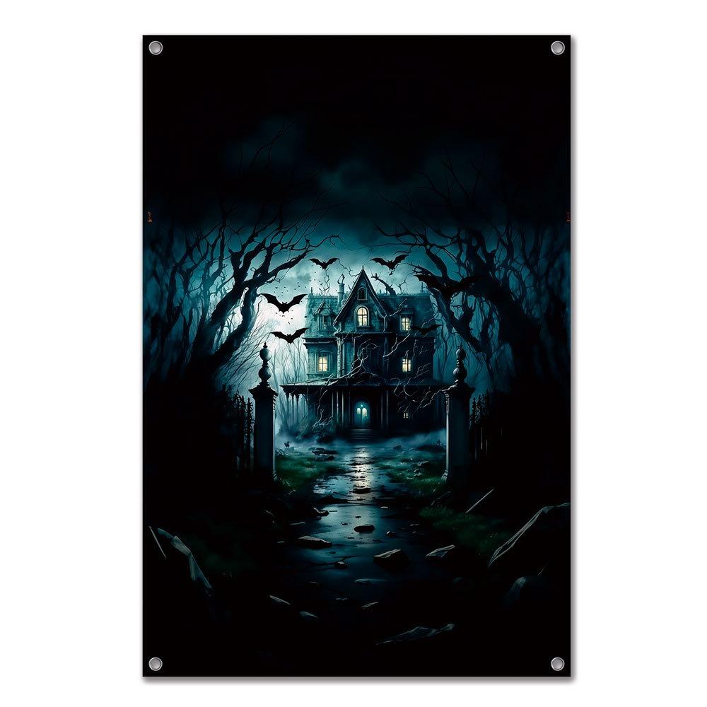Large Size Halloween Curtain Hanging Design Horror Hanging Cloth Festival Supplies