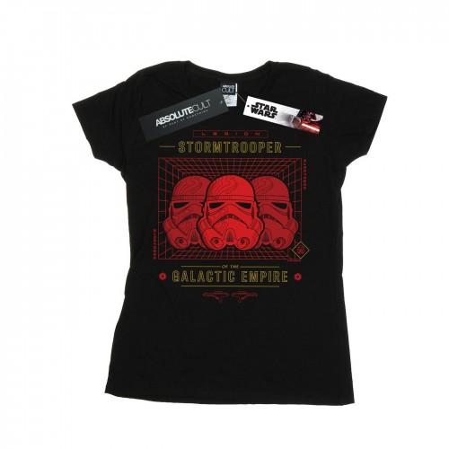 

Star Wars Womens/Ladies Stormtrooper Legion Grid Cotton T-Shirt XXL білий