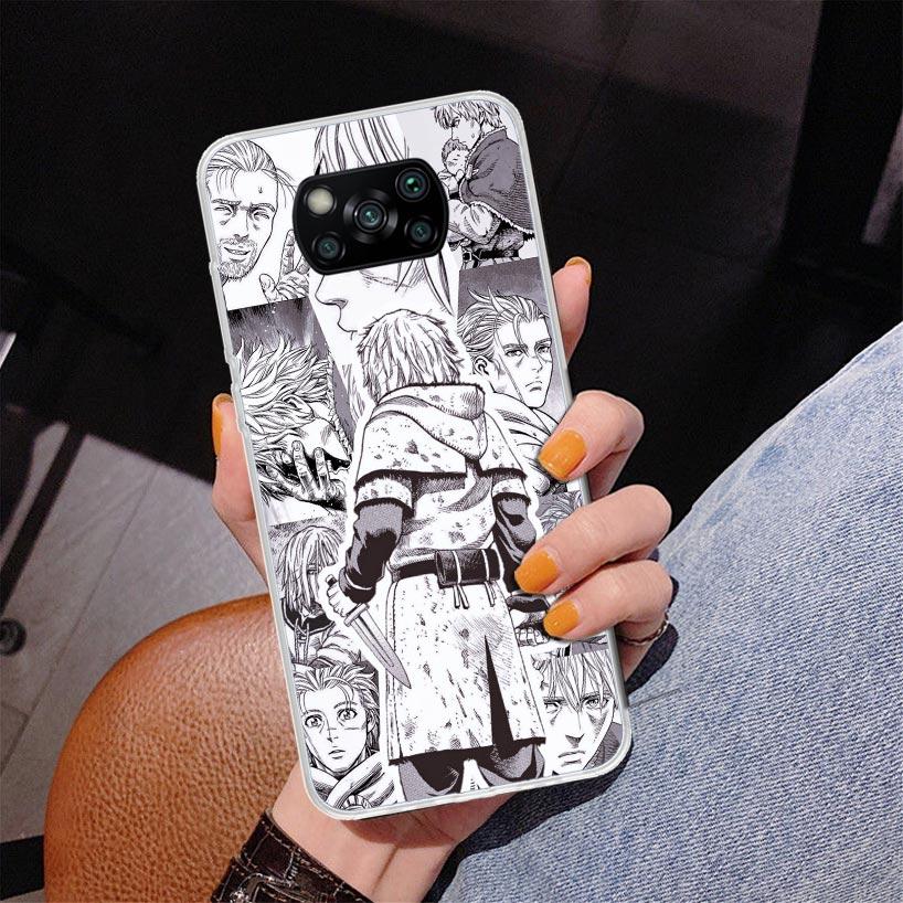 Vinland Saga Phone Case For Xiaomi Poco X7 X6 X5 Pro F7 Ultra Redmi 15C 15 13C 13 12C 12 10 10A 10C 9 9A 9C 9T Cover Poco X7 X6