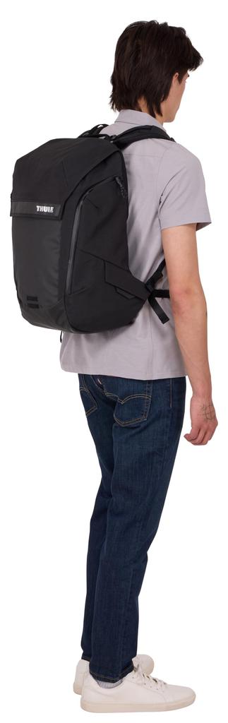 Thule Paramount Bike Commute Backpack 28L Premium YKK Zipper 420D Nylon Fabric PFC Waterproof Finish Black