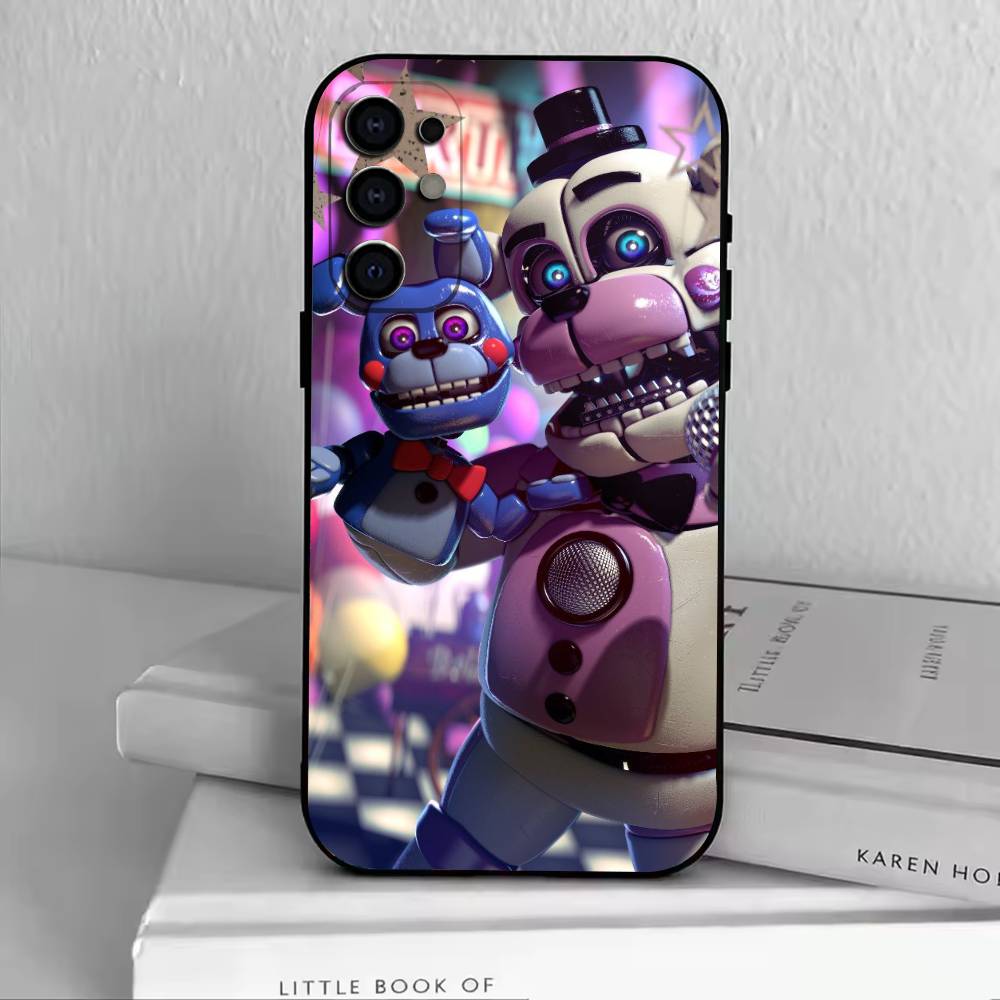 D-FNAF-T-Five-Nights-at-Freddy's Handyhülle Für Samsung S25,S24,S21,S22,S23,S30,Ultra,S20,Plus,Fe,Weiches Silikon Schwarze Hülle