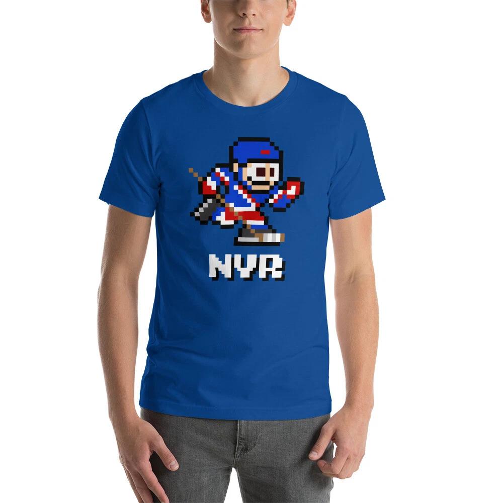 New York Rangers NES Hockey Team Jersey 8-bit Vintage Nintendo Retro T-Shirt XL