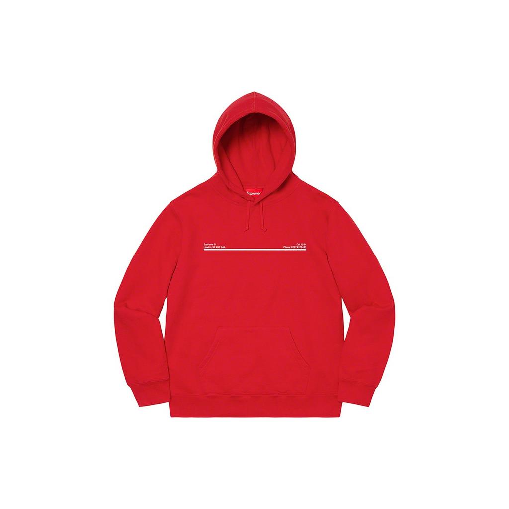 Supreme Shop Hoodie 'Grey White' Men's SUP-FW20-146