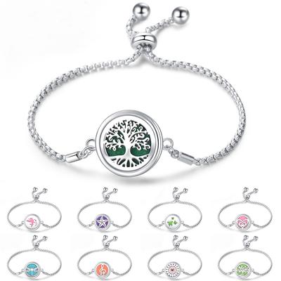 Fashionable Stainless Steel Aromatherapy Magnetic Bracelet