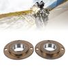 2 Pcs 4 Hole Toothless Flywheel Steel Single Speed Freewheel with Nuts and Screws for Electric Tricycle Motorcycle Kart