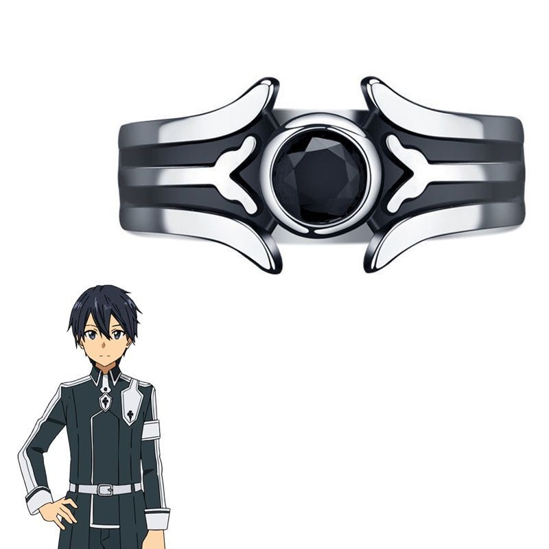 Anime Sword Art Online Ring Kirigaya Kazuto Cosplay Unisex Custom  Rings Party Prop Jewelry Accessories