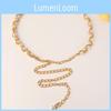 Pearl Chain Waist Accessory For Women Stylish Vintage Belt For Dress Or Skirt