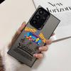 Funny Cartoon S-SimpsonS Phone Case For Samsung Galaxy S25 Edge S24 S23 S22 S21 S20 Ultra Funda Silicone Silver Cover
