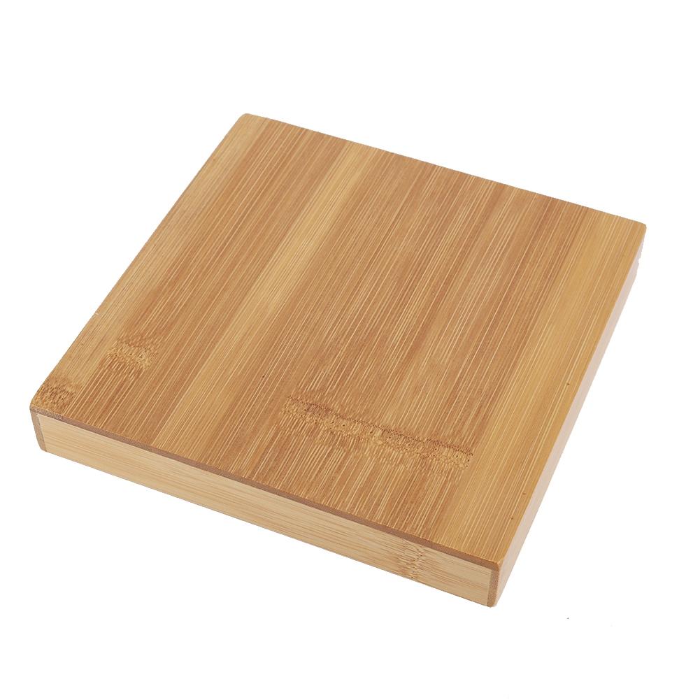 Japanese Style Rectangular Fruit Tea Food Serving Tray for Restaurant Home (19.3*19.3*3cm)