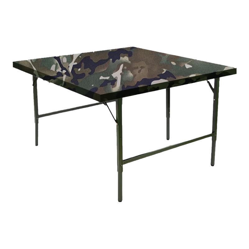Wo Ying 1.1m Square Camouflage Splash-Proof Tablecloth