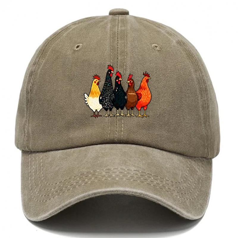 Pc Five Little Chicks Printed Hat Hat for Women Baseball Hat for Men Casual Trucker Hat Baseball Caps Breathable Caps Adj