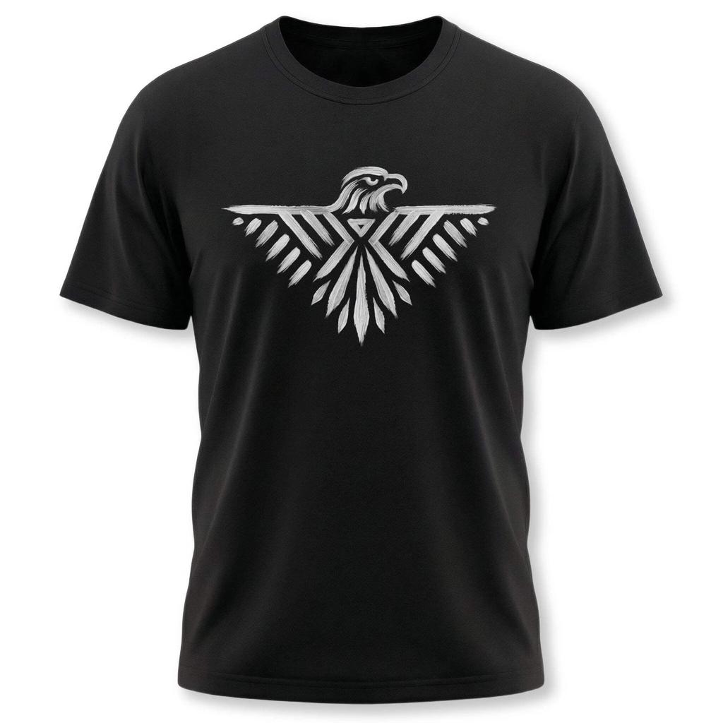 Thunderbird T-Shirt | Native American Geometric Spirit Bird Symbol Tee Shirt